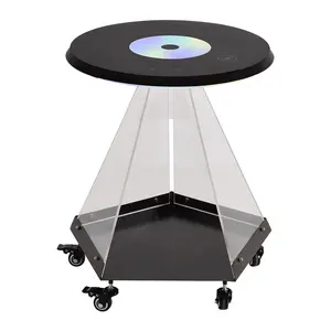 Hochwertiger gehärteter Glas-Acryl-Coffee-Tisch mit intelligenter Licht- und Musik-Hausdekoration Produkt