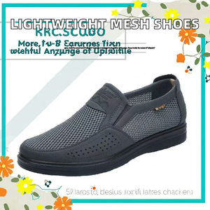Chaussures plates pour hommes, légères, respirantes, tendance, en maille, avec semelle en caoutchouc souple, taille extra large, pour l'été - Product Image 2