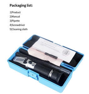 Calibração portátil do ATC do refratômetro de Brix de Digitas para 0-32% suco mel açúcar fruta doçura para bebidas alcoólicas - Product Image 4