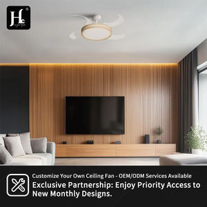 Ventilateur de plafond LED 42 pouces, grand ventilateur de plafond industriel invisible rétractable avec lumière et télécommande - Product Image 6