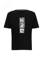 Camiseta Casual para Hombre 2026 con Pedrería, Bordado Personalizado, Algodón, Corte Raglán, Lavado de Alta Calidad, Transpirable