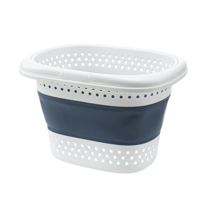 Panier à <span class=keywords><strong>linge</strong></span> pliable en plastique pour bébé, idéal pour les espaces restreints de la salle de bain ou des toilettes - Vente en gros - Product Image 2
