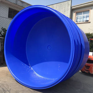 Serbatoio Conico in <span class=keywords><strong>Plastica</strong></span> per Acquacoltura da 1000L con Apertura Superiore, Grado <span class=keywords><strong>Alimentare</strong></span> - Product Image 4