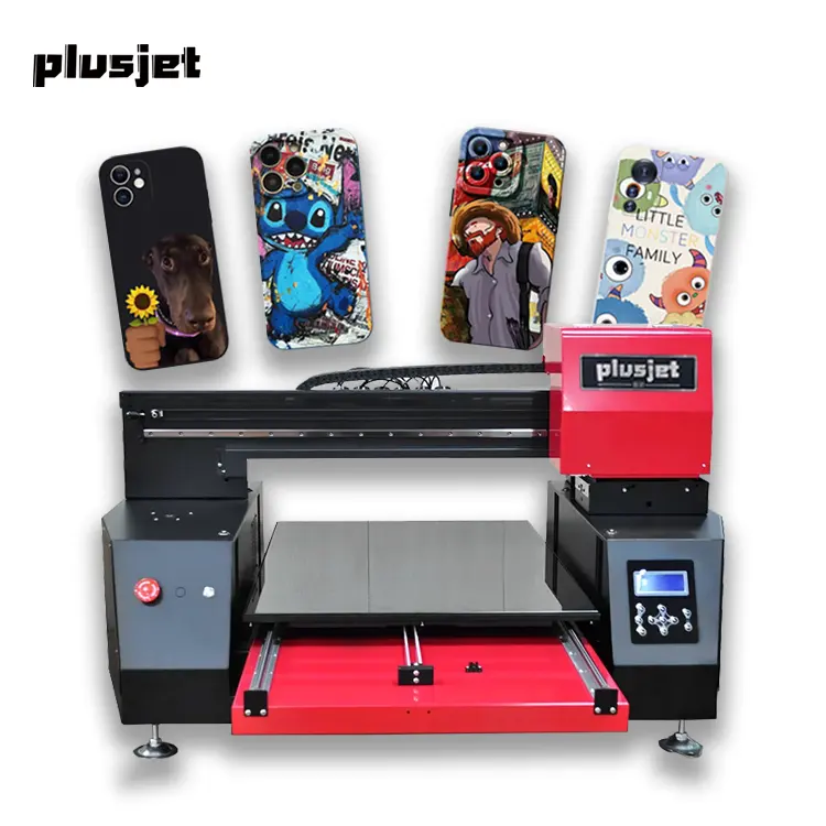 Plusjet dekorative Malerei Druck PJ-6090K Roll-to-Roll-Drucker für Epson 3 Kopf UV-Drucker