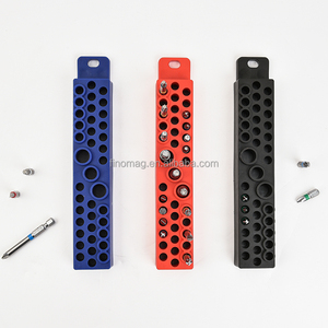 1/4 "ensemble de porte-embouts magnétiques 43 pièces trou, organisateur d'embouts avec magnétique fort, organisateur d'embouts magnétiques - Product Image 5
