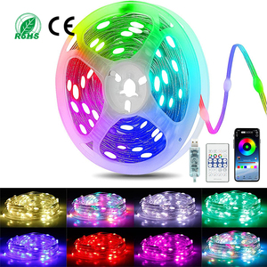 Cadena de luces navideñas inteligente de alta calidad, USB, cambio de color, fiesta, boda, decoración, ambiente, Luz - Product Image 2