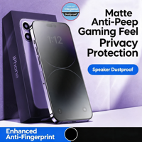 Protection d'écran en verre trempé anti-espion mat incassable TENOVA Factory 9H flexible anti-casse pour iPhone Samsung