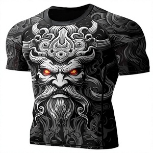 Camiseta de Compresión Unisex de Alto Rendimiento, Diseño Personalizado por Sublimación, Duradera, de Secado Rápido, para Fabricación de Ropa Deportiva - Product Image 2