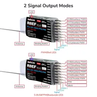 Radiolink R8EF 2.4G 8 canaux récepteur prise en charge SBUS PPM PWM pour 8CH T8FB T8S RC3S RC4G RC4GS RC6G émetteur RC voiture bateau avion
