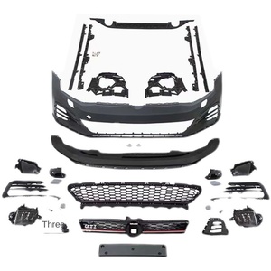 Piezas Modificadas para Golf 7/7.5 GTI: Parachoques Delantero, Parachoques Trasero, Salida de Escape, Faldones Laterales, Rejilla Central, Labio Trasero. Nuevo. - Product Image 1