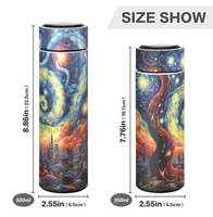 Regalo Empresarial Personalizado, Taza Térmica con Impresión UV Directa, Vaso Aislado con Imagen Completa, Botella de Agua de Acero Inoxidable