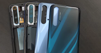 Coque de téléphone mobile RTS X50 pour Realme X50, coque arrière, coque de batterie, coque arrière en verre, coque arrière de téléphone, coque arrière