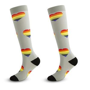 Bas <span class=keywords><strong>de</strong></span> Compression pour sport, accessoire <span class=keywords><strong>de</strong></span> course à pied, Football, couleur, serré aux genoux, nouveau modèle, - Product Image 2