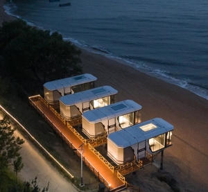 Figuritas contemporáneas de cápsula espacial de 3 dormitorios Características impermeables Buscando agente - Product Image 2