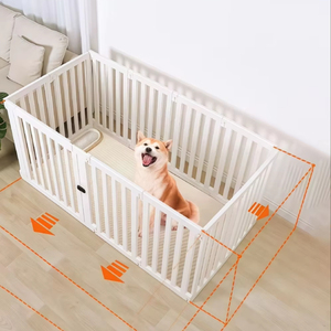 Piccolo cane medio per interni all'aperto cucciolo penna resistente per cuccia <span class=keywords><strong>Pet</strong></span> recinzione in plastica per cani box con cancello di isolamento - Product Image 2