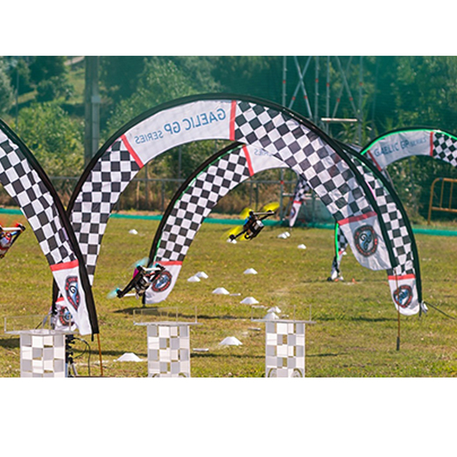 Wholesale Custom Arch FPV Gates Drone Racing Gate Drone Obstacle Course Racing Set Airgate 1.2m FPV Race Gate Kits Racing Arch