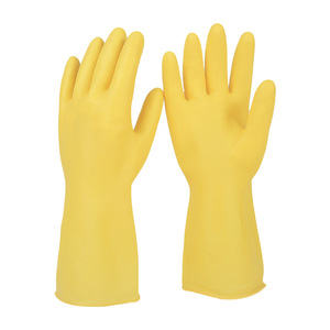 Gants en latex de marque Cow, 30 cm, épaissis, imperméables, pour la vaisselle, usage domestique - Product Image 5
