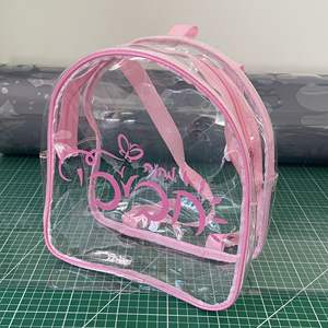 Sac à dos transparent en PVC pour jouets, collations, gelées, sac de rangement, cadeau du 1er juin, sac à dos pour enfants, impression de logo, vente en gros - Product Image 6