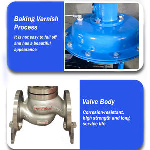 DN300 PN16 ANSI 300LB Pneumatisches Einsitz-Regelventil Hochtemperatur-Membranverstellung OEM Anpassbar Gas - Product Image 3