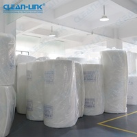 Rollo de Material Filtrante de Fibra de Vidrio y Algodón Sintético de Poliéster para Filtro de Techo, para Cabina de Pintura, Filtro de Entrada y Salida de Aire