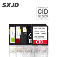 Carte SD de navigation GPS CID très vendue, 16 Go, 32 Go, 64 Go, carte mémoire haute vitesse pour téléphone DVR, compatible avec le système Transflash