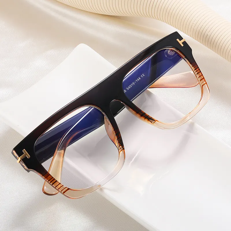 95167 Anti Blue Light Glasses Ladies Tops Stylish Latest Design Classic Frame Eye Wear Optical Glasses