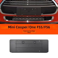 Support de plaque d'immatriculation pour pare-chocs avant pour BMW Mini Cooper F55 F56 F57 2014-2019 OE 51137362749 Pièces extérieures de voiture