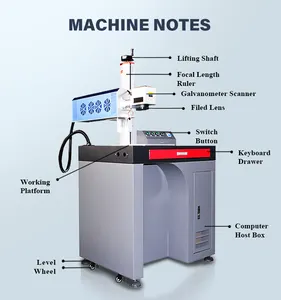 Máquina marcação do laser do CO2 do Cnc do tubo do RF para não o metal