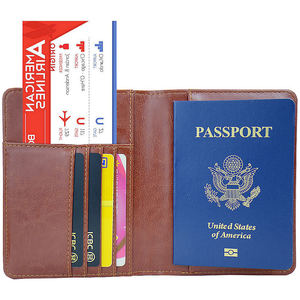 Groothandel Reisdocument Organizer Portemonnee Rfid Blokkering Portemonnee Pu Lederen Hoes Blanco Paspoorthouder - Product Image 3