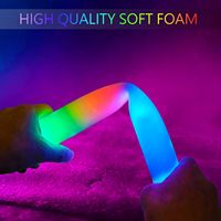 Bâtons de mousse colorés à LED lumineuses Bâtons lumineux en éponge Bâtons Rally Rave Baguettes lumineuses Bâton lumineux clignotant Fournitures de fête