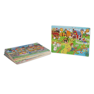 Set <span class=keywords><strong>di</strong></span> 24 Puzzle a Tema Cartoni Animati, Giochi Educativi per lo Sviluppo dell'<span class=keywords><strong>Intelligenza</strong></span> e della Cognizione per Bambini e Bambine - Product Image 3