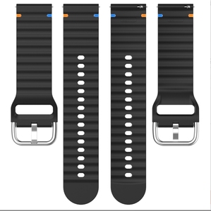 Correa de reloj de silicona ondulada de 20mm y 22mm, correa de reloj deportiva resistente al agua para <span class=keywords><strong>Samsung</strong></span> <span class=keywords><strong>Galaxy</strong></span> <span class=keywords><strong>Watch</strong></span> 7 FE 6 <span class=keywords><strong>5</strong></span> 4 3, pulsera - Product Image 6