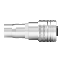 Conector Industrial Nian-Yeong Wp M12(F) de 8 Pines con Codificación A, Cable Moldeado Push-Pull Hembra, Alta Corriente 2A 30V, Impermeable IP67, 10m