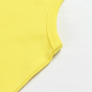Wholesale Women's Knitted Cotton Crop Tank Tops Breathable Anti-Pilling <b>Yoga</b> Slimming Casual Fitness Tops - Product Image 2