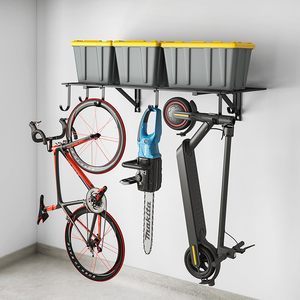 Étagères murales de <span class=keywords><strong>garage</strong></span> JH-Mech faciles à installer, 2x4 pieds, capacité de charge de 400 lb, robustes et stables, pour <span class=keywords><strong>garage</strong></span> - Product Image 1