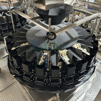 Machine d'emballage automatique pour haricots mungo, haricots noirs, flocons d'avoine, flocons de maïs, noix, avec pesage, remplissage, scellage, système VFFS et contrôle PLC