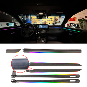 Luz Ambiental de 64 Colores en Negro Roble para Lexus ES 2018-2025, Accesorios de Actualización de Iluminación Interior - Product Image 1