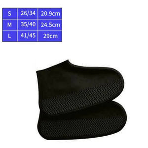 2 uds., impermeable reutilizable, cubierta de zapatos para lluvia, cubiertas de silicona para zapatos para hombres y mujeres, protectores de zapatos impermeables antideslizantes para exteriores - Product Image 5