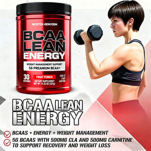 Aminoácidos BCAA de Suministro de Fábrica, Suplemento en Polvo <span class=keywords><strong>para</strong></span> Bebida Instantánea, Quemagrasas, Energía Natural <span class=keywords><strong>para</strong></span> el Rendimiento - Product Image 3