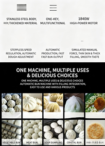 Máquina Automática para Hacer Bollos al Vapor de Acero Inoxidable, Extrusora con Control Táctil, Procesador de Alimentos Comercial de 300-500 kg/h - Product Image 6