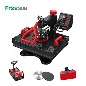 Freesub de transferencia de calor de prensa máquina de impresión portátil Combo máquina t camisa P8100-5 - Product Image 4