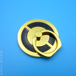 Customized Mobile Phone <b>Ring</b> Holder Zinc Alloy Gold Adhesive Desktop Stand Manual <b>Clip</b> Type - Product Image 1