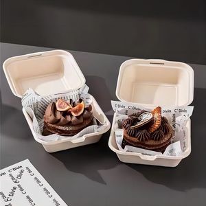 Hộp đựng thực phẩm dùng một lần hộp bánh hamburger bao bì Hộp Ăn Trưa mang đi cho thực phẩm mang đi thuận tiện - Product Image 6