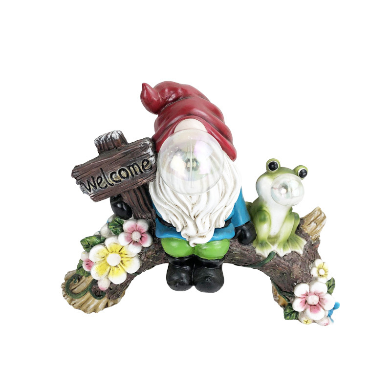 STATUA DELLO GNOMO da Giardino, Elfo Fuori Porta Albero, Di9750 EUR 16