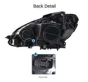 Đèn pha <span class=keywords><strong>LED</strong></span> bán chạy, đèn pha Halogen Xenon, nhiệt độ màu 6000K, mới, 12V dành cho Mercedes-Benz C-Class 2008-2011 W204 - Product Image 6