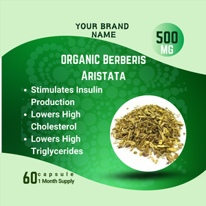 Orgánica Berberis Aristata Base Natural Soporte Sistema Nervioso Saludable Cápsulas Etiqueta Privada Directo de Proveedor Indio - Product Image 2