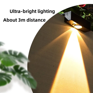 Applique murale <span class=keywords><strong>solaire</strong></span> LED de <span class=keywords><strong>jardin</strong></span> extérieur lampe de lavage colorée clôture de <span class=keywords><strong>jardin</strong></span> balcon escaliers éclairage <span class=keywords><strong>décoration</strong></span> - Product Image 3