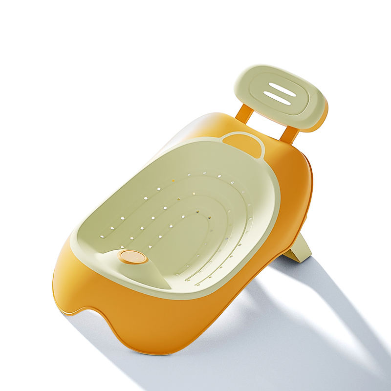 Orange with headrest