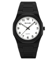 Montre Arabe Lumineuse Carrée Étanche Sport Silicone à Quartz Personnalisable en Polycarbonate Pour Homme, Vente en Gros