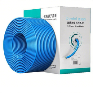 Denixi hàng hóa tại chỗ 1000ft 305M CAT6 cáp thông tin liên lạc Lan 23AWG 24AWG UTP FTP SFTP Ethernet mạng cáp cho sử dụng trong nhà - Product Image 1